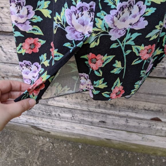 Dorothy Perkins Floral Pencil Skirt Size 18 - Picture 5 of 9